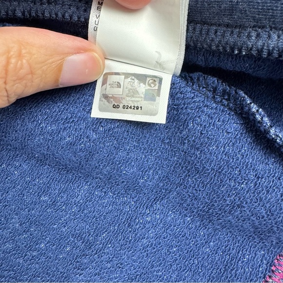 The North Face Women’s Medium Blue Hoodie Sweatshirt Cardigan with Thumb Holes - Picture 10 of 12